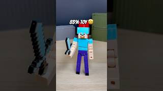 Wait for the 100🤯Details on profile🔗actionfigures lego minecraftshorts dummy toys minecraft [upl. by Attenrev657]