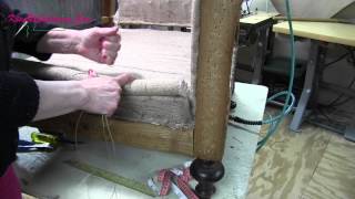 Upholstery Sewing On An Edge Roll [upl. by Celine]