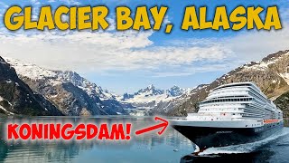 AWESOME VIEWS OF GLACIER BAY NATIONAL PARK Cruise Holland America Koningsdam alaskacruise alaska [upl. by Eseerahs]