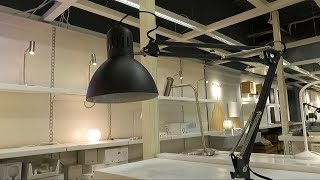 IKEA TERTIAL WORK LAMP CLOSER LOOK FURNITURE HOME DECOR IKEA SHOP SHOPPING REVIEW REVIEWS LAMPS [upl. by Edobalo583]