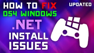 UPDATED How to Fix DS4 Windows not detecting NET Framework  Bug FIx [upl. by Kissie]