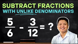 How to Subtract Fractions with Unlike Denominators  ProfD [upl. by Quenby858]