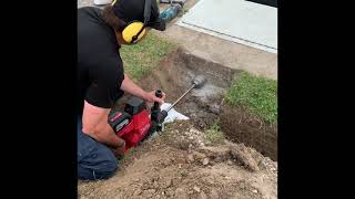 Milwaukee tools cordless 134” SDS Max in action [upl. by Anahsahs]