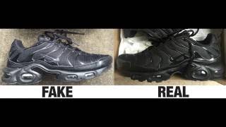 How To Spot Fake Nike Tuned 1  TN  Air Max Plus Trainers Authentic vs Replica Comparison [upl. by Atnahsal]