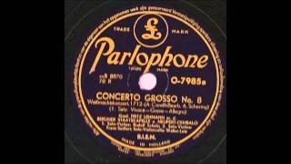 Corelli Concerto Grosso in G Minor Op 6 No 8  quotChristmas Concertoquot  Fritz Lehmann [upl. by Ewart]