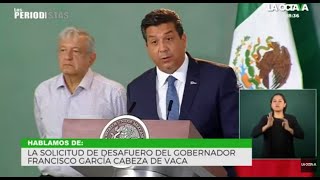 24221 I CABEZA DE VACA ACUSA a AMLO PERSECUCIÓN POLÍTICA desde Palacio Nacional  LosPeriodistas [upl. by Sinnylg]