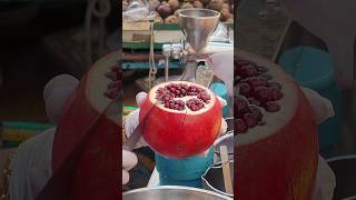 The process of making the famous pomegranate juice in Bangkok [upl. by Sheehan1]