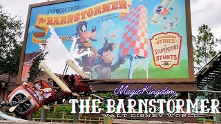 The Barnstormer at Magic Kingdom Walt Disney World Resort POV Goofy Coaster Rollercoaster 2024 [upl. by Corabel]