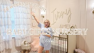 BABY GIRLS NURSERY TOUR 2024 [upl. by Pincas]