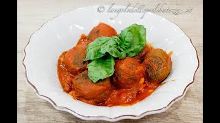 Polpette di Tonno Buzzonaglia al sugo di Pomodoro Pachino IGP [upl. by Denbrook]