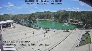 ZlatiborRS Live Stream kamera 2023  Kraljev trg jezero Zlatibor [upl. by Nahk738]