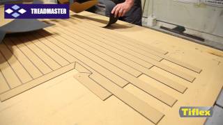 Treadmaster Marine Advanced Teak Effect Deck Manufacture [upl. by Inattyrb]