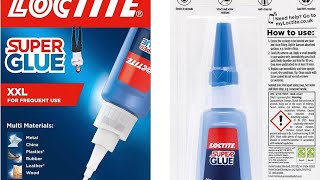 Loctite Super Glue 20g All Purpose Liquid Adhesive for Repairs Super Strong Clear Glue [upl. by Harac]