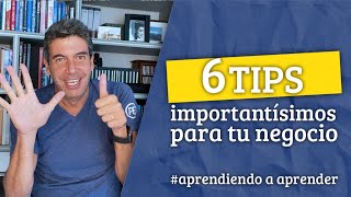 6 tips para un negocio exitoso [upl. by Yzus]