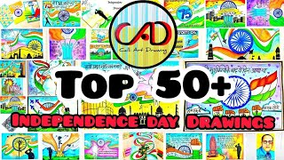 Independence Day drawing easy step  Independence day poster Republic day drawing easy steps [upl. by Mendez]