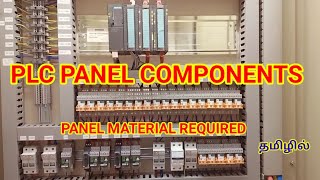 PLC Panel Material Required  Panel Components in tamil [upl. by Leuamme794]