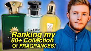 Ranking My Entire 80 Fragrance Collection from Worst to Best [upl. by Gloriane30]