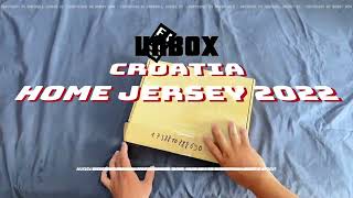 Unboxing Croatia home jersey 2022 [upl. by Saxe]