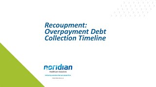 Recoupment Overpayment Debt Collection Timeline [upl. by Knorring]