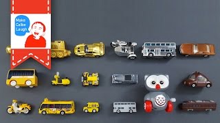 Learning Vehicles Colors for kids with tomica Cars and Trucks [upl. by Fredrika]