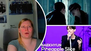 백현 BAEKHYUN Pineapple Slice MV amp Live performance  reaction [upl. by Lock]