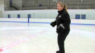 PA Puck Ice Hockey HowTo Backward Crossovers [upl. by Hild]