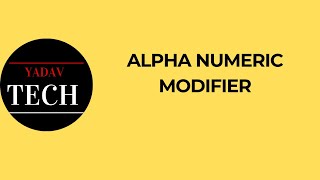 Alpha Numeric modifiers  Medical billing course  USA insurance [upl. by Ellenid]