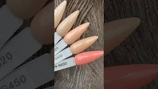 Jasno Pomarańczowe Pudry Tytanowe Manicure Tytanowy NSN New Style of Nails paznokcie nails fun [upl. by Patrizio]