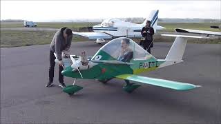 Premier vol cricri F PITI CRICRI MC15 Small Plane [upl. by Aylsworth]