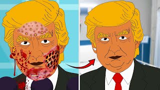 Very Bad Face amp Maggot amp Worm Removal  Deep Cleaning Relaxing Animation  ASMR Doctor [upl. by Lah772]