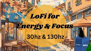 LoFi for Energy amp Focus  30 amp 130 hertz Vagus Nerve tones no midroll ads [upl. by Ahseal194]