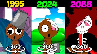 360° VR Incredibox Sprunki 1995 vs 2024 vs 2088 [upl. by Sapowith]