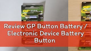 Review GP Button Battery  Electronic Device Battery Button Cell  Value Pack [upl. by Bannister554]