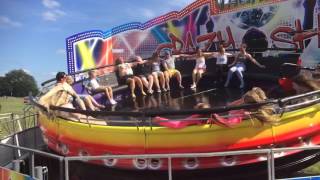 Tagada funfair ride at Newport Pagnell Carnival 2015 [upl. by Levon]