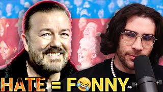 Why is Ricky Gervais Transphobic  HasanAbi Reacts [upl. by Haduhey]