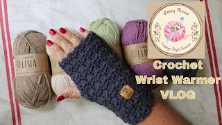 Wrist Warmer Crochet Tutorial Step By Step  Primrose Pattern [upl. by Aneerahs]