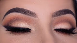 The Perfect Bridal Eye Makeup Tutorial  Wedding Drugstore Makeup [upl. by Ahcatan]