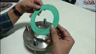 Piping Engineering  type of gaskets used for flanged joints [upl. by Dinsmore]