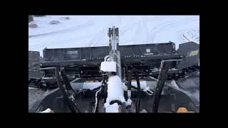 First Plow New SnowEx Power Pusher Trace Edge [upl. by Slaohcin127]