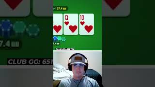 Risky Bluff Three Ways poker clubgg pokeronline gambling casino trending shorts [upl. by Anwaf]