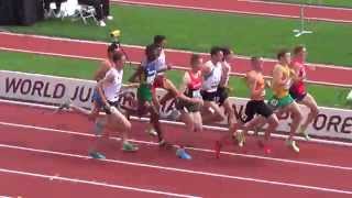 IAAF U20WM Eugene 2014  1500m Männer Vorlauf 23 [upl. by Sarena]