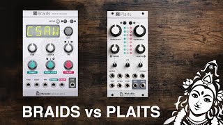 Mutable Instruments BRAIDS vs PLAITS [upl. by Kleiman]