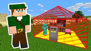 PRENDI MEU AMIGO NA CASA INVISÍVEL NO MINECRAFT [upl. by Mirella]