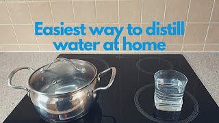 How to make distilled water at home EASIEST WAY [upl. by Novikoff494]