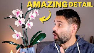 Full Review LEGO Icons Orchid Artificial Plant 10311 [upl. by Radcliffe]