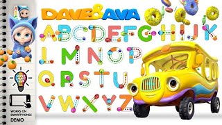 Writing Alphabets with Dave and Ava Tracing App [upl. by Christiane]