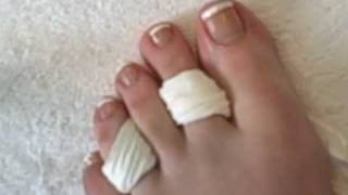 Tips and Tutorial on How To Do A French Pedicure [upl. by Marler]