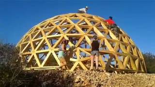 Geodesic Dome v6 Vis Island Croatia April 2018 [upl. by Saber514]