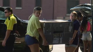 Student movein day at Wilkes University [upl. by Dorcus]