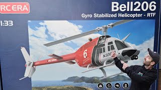 FLYING A RC HELICOPTER Bell 206 C138  RTR HOBBY [upl. by Gerstein]